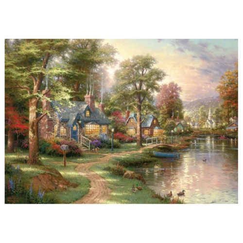 Schmidt Spiele Hometown Lake, Thomas Kinkade, 1500 db (57452) Kirakó
