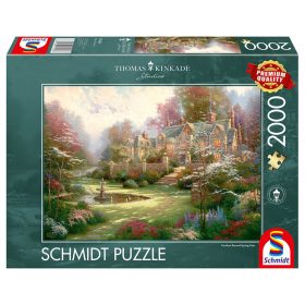   Schmidt Spiele Gardens beyond Spring Gate, Thomas Kinkade, 2000 db (57453) Kirakó