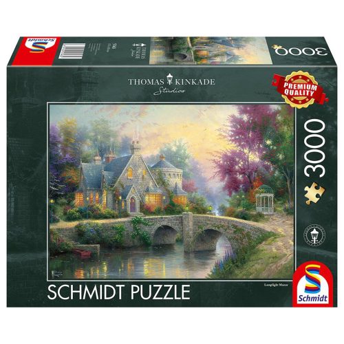 Lamplight Manor, Thomas Kinkade, 3000 db (57463)  - Puzzle - Kirakó