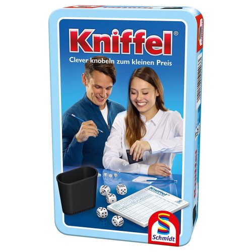  Schmidt Spiele Kniffel társasjáték fémdobozban (51203) 