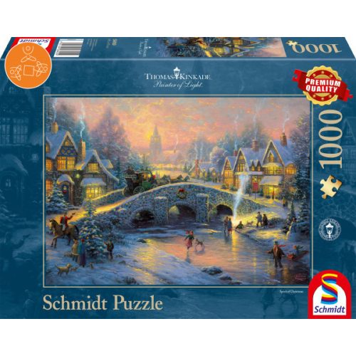 Spirit of Christmas, Thomas Kinkade, 1000 db (58450) - Puzzle - Kirakó